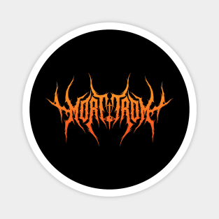 Morttrom Metal Logo Magnet